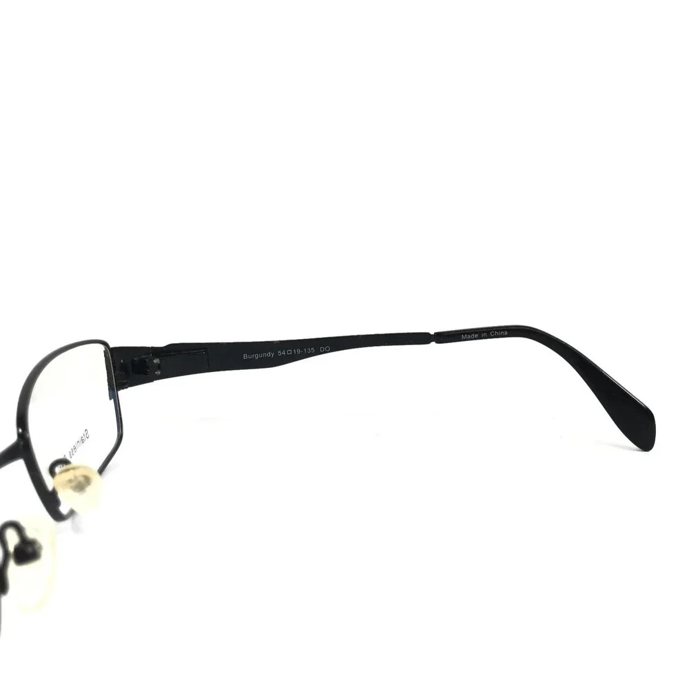 Fregossi Eyeglasses Frames 570 DO Burgundy Black Rectangle Wire Rim 54-19-135